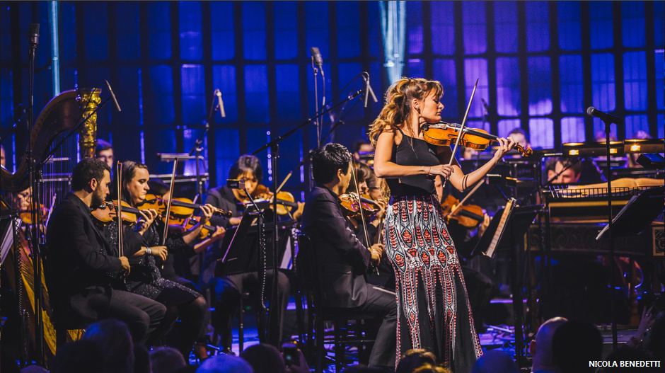 Sinfonia Smith Square and Nicola Benedetti performing at the iTunes Festival