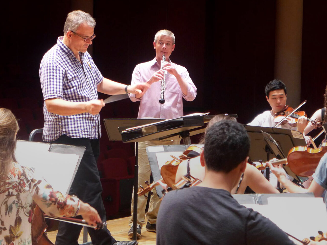 Eugene performing with Sinfonia Smith Square in Hong Kong.